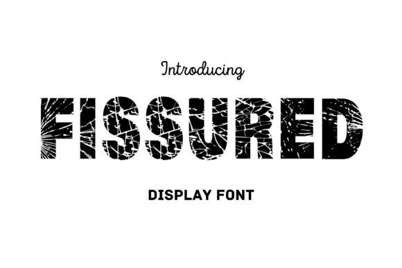 A Fissured Font Brings Texture to Editorial Design