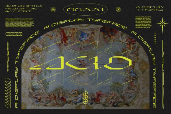 Acid Typeface: A Bold Display Font for Modern Digital Brands