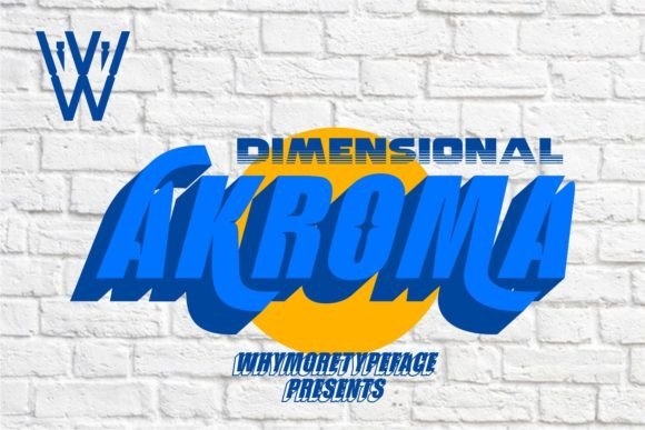 Akroma: A Bold Display Font for Striking Brand Design