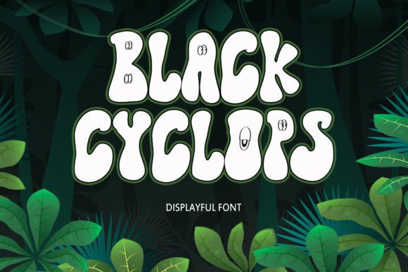 Black Cyclops: A Playful Display Font That Delivers