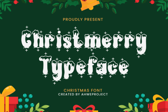 Christmerry Font: A Handcrafted Christmas Display Typeface