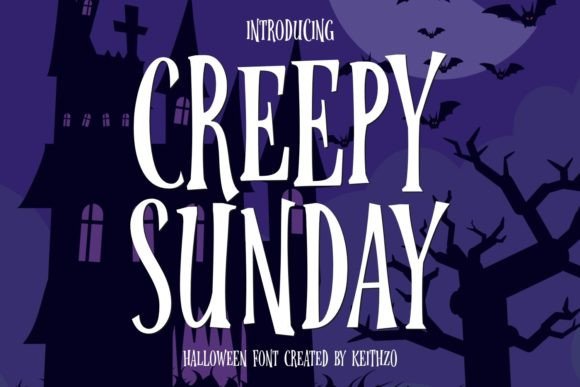 Creepy Sunday: A Unique Display Font for Web Designers