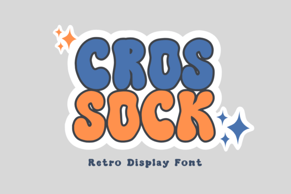 Crossock: A Retro Display Font That Sells Your Handmade Goods