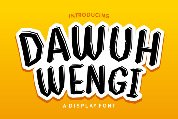 Dawuh Wengi: A Display Font with Quiet Authority