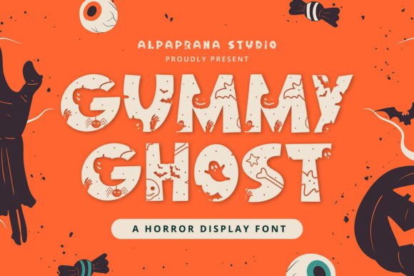 Gummy Ghost: A Display Font with Gentle Spook and Editorial Charm