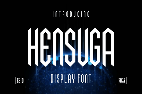 Hensuga: A Display Font That Breathes Life Into Editorial Moments