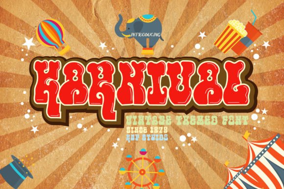 Karnival: A Graffiti-Styled Display Font for Bold Handmade Designs