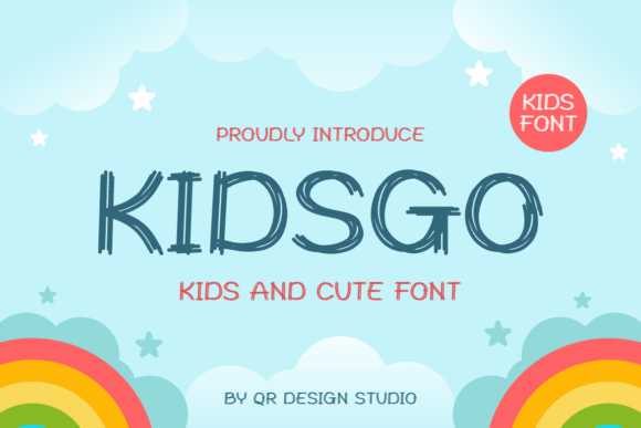 Kidsgo: A Bold, Authentic Display Font for Makers and Sellers
