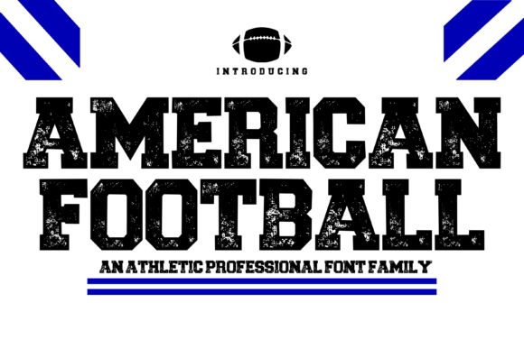 Meet American Football, A Casual Display Font for Branding