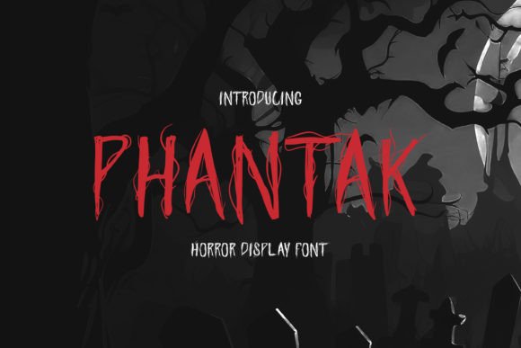 Phantak Font: A Horror Typeface for Standout Brand Visuals