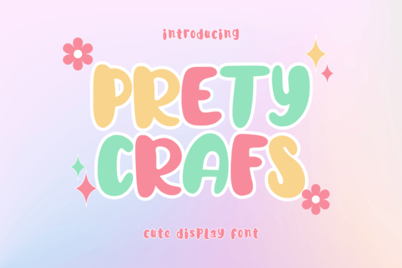 Prety Crafs: A Playful Display Font That Builds Brand Charm