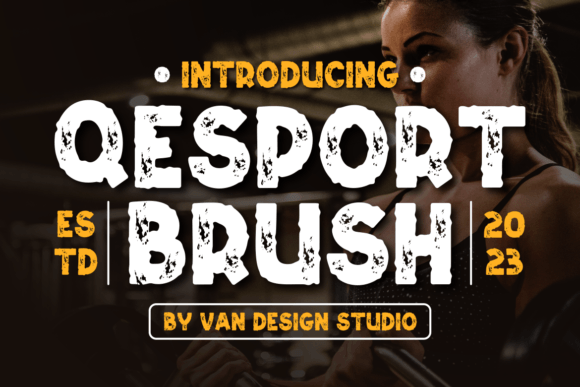 Qesport Brush: A Display Font That Feels Like an Editorial Choice