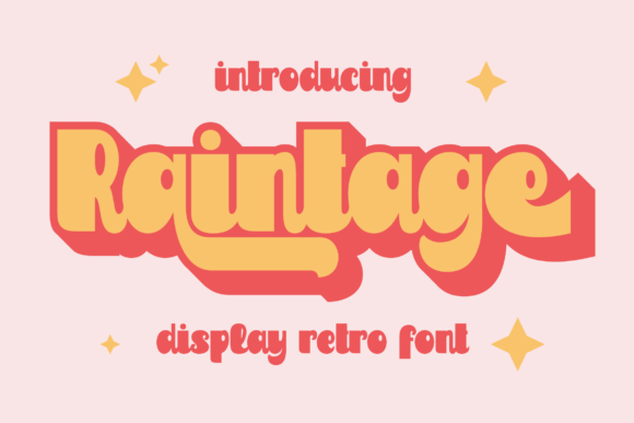 Raintage: A Playful Vintage Font for Modern Web Design