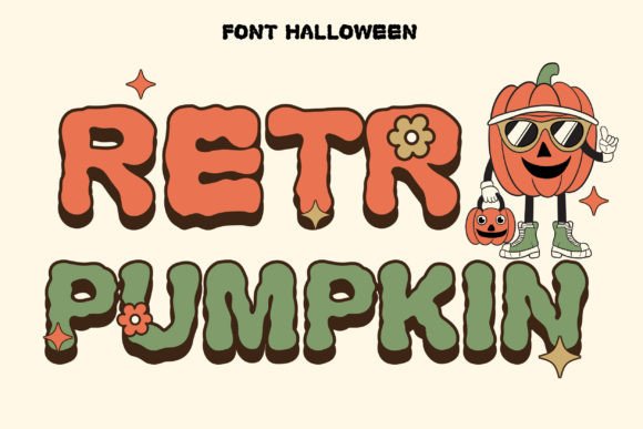 Retro Pumpkin: A Playful Display Font for Editorial Joy