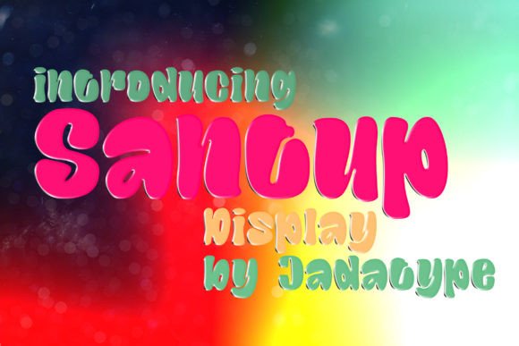 Santup: A Playful Display Font That Elevates Real Small Business Branding