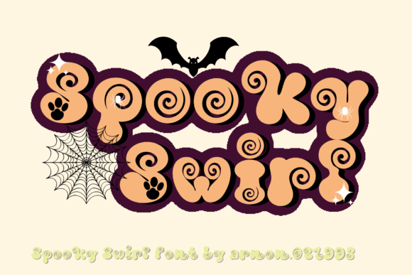 Spooky Swirl: A Bewitching Display Font for Web Design