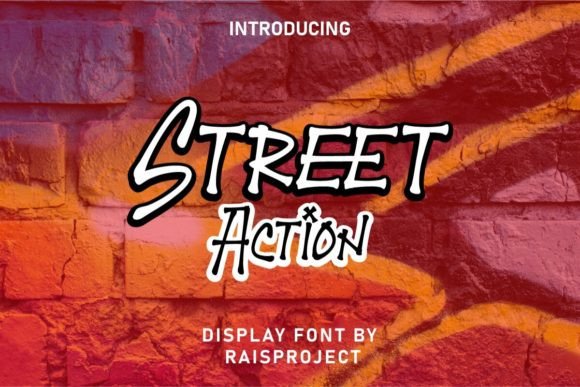 Street Action Font: Editorial Grit with Clear Readability