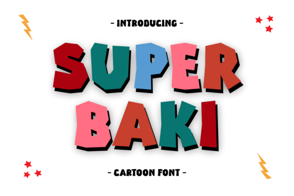 Super Baki: A Playful All-Caps Display Font