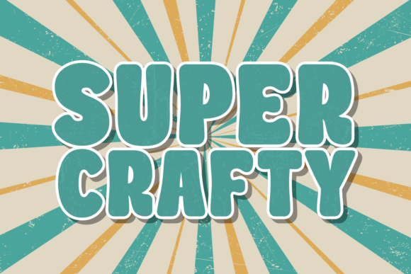 Super Crafty: A Retro Display Font That Elevates Digital Branding