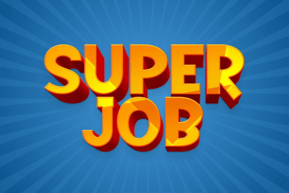Super Job: A Display Font That Commands Attention