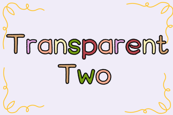 Transparent Two: A Clean, Modern Display Font for Small Business Branding