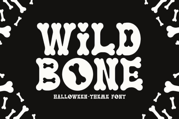 Wild Bone: A Spooky Display Font That Brings Retro Edge