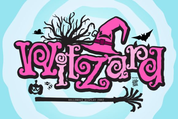 Witzard: A Spooky-Quirky Display Font for Editorial Charm