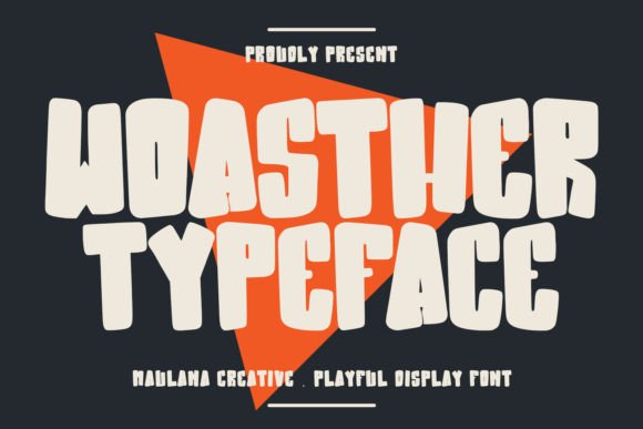Woasther: A Quirky Display Typeface for Standout Visuals
