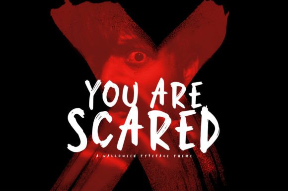 You Are Scared Font: A Strategic Display Typeface for Horror & Halloween Campaigns